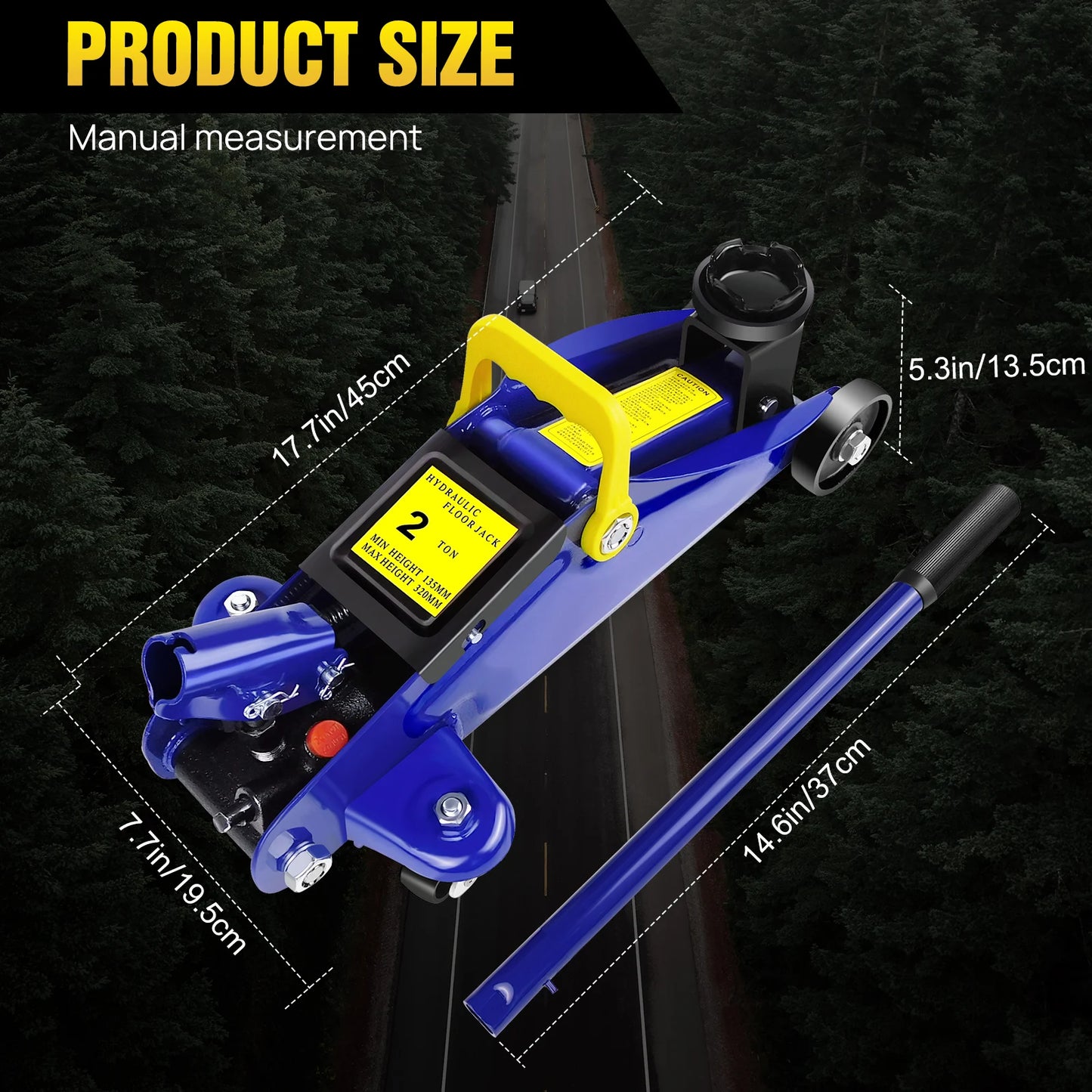 DIY Tool Center™ 2 Ton Heavy Duty Hydraulic Pro