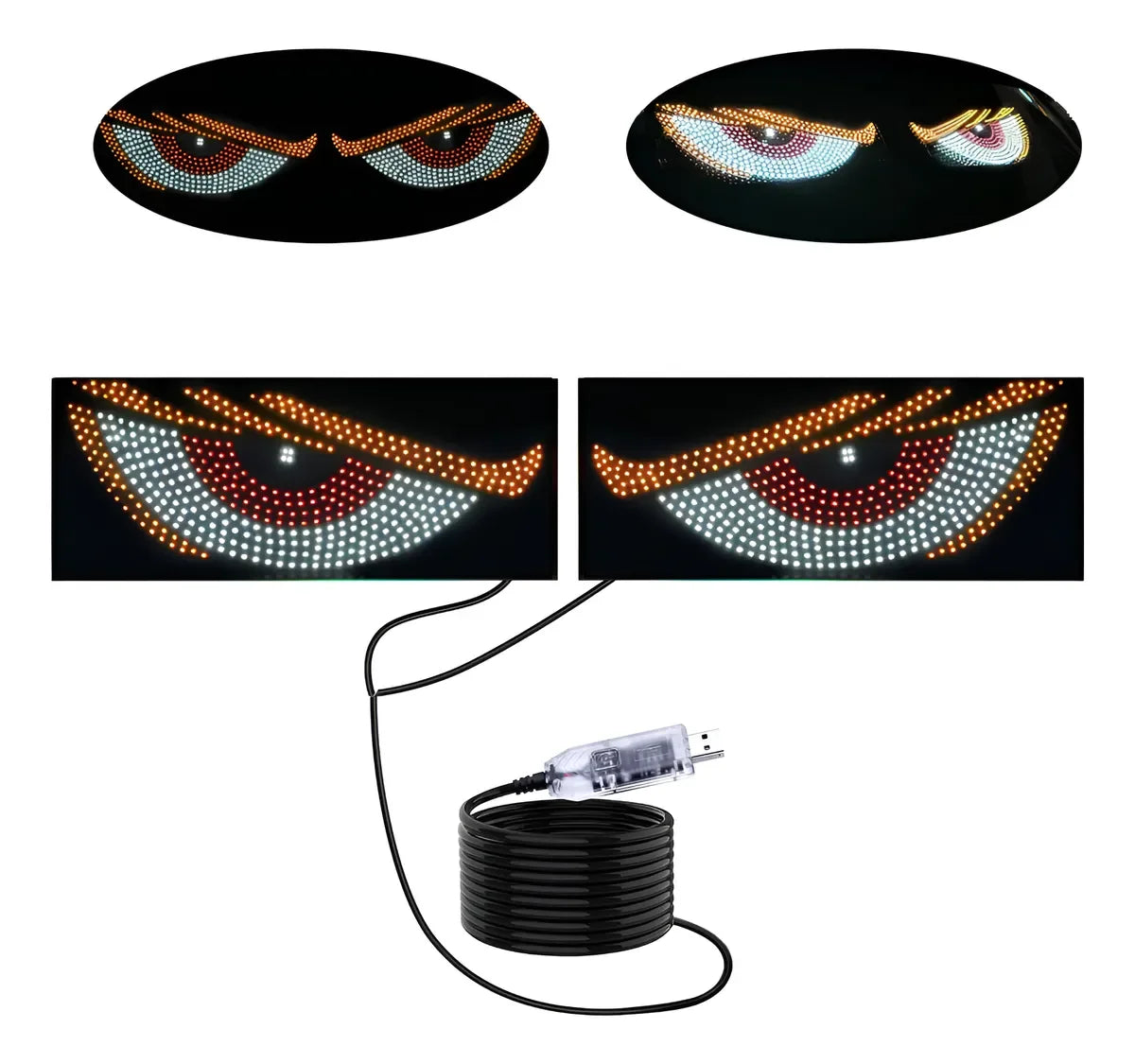 DIY Tool Center™ Car Devil Eyes LED Screen