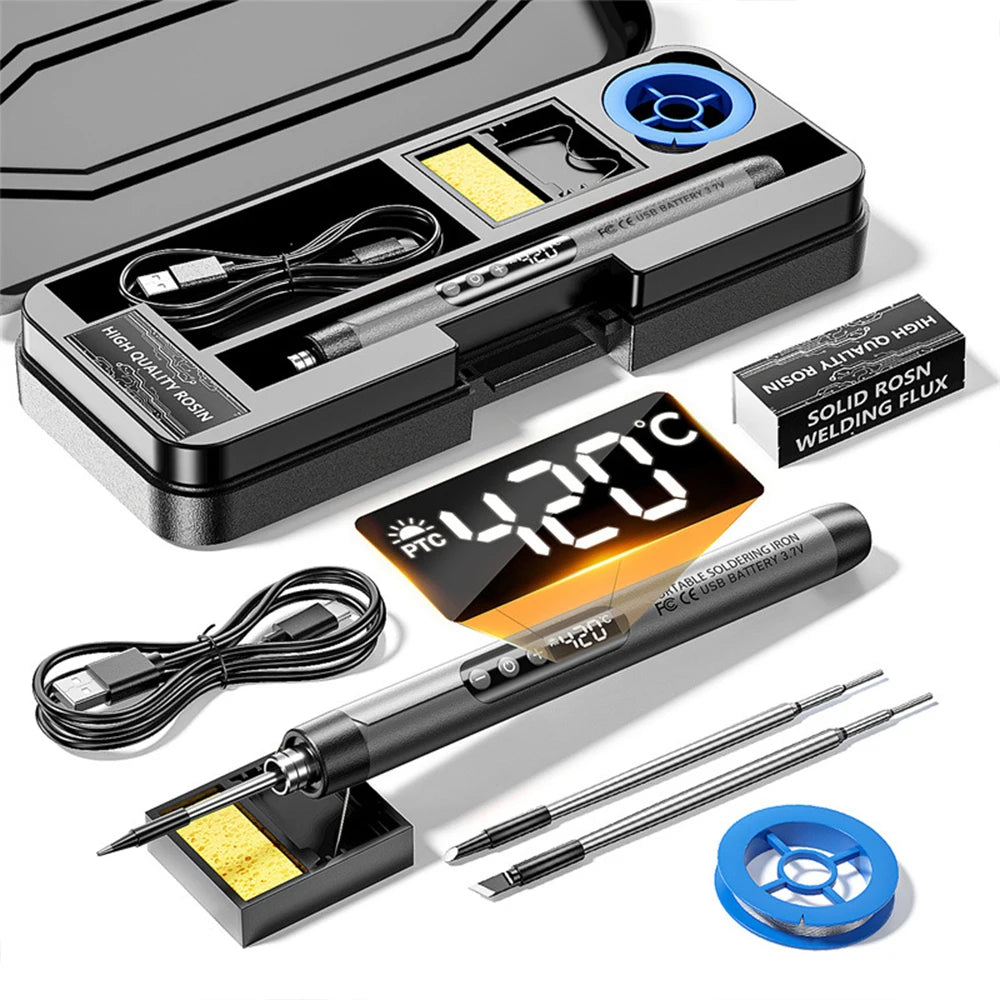 DIY Tool Center™ Premium USB Soldering Tool with LED