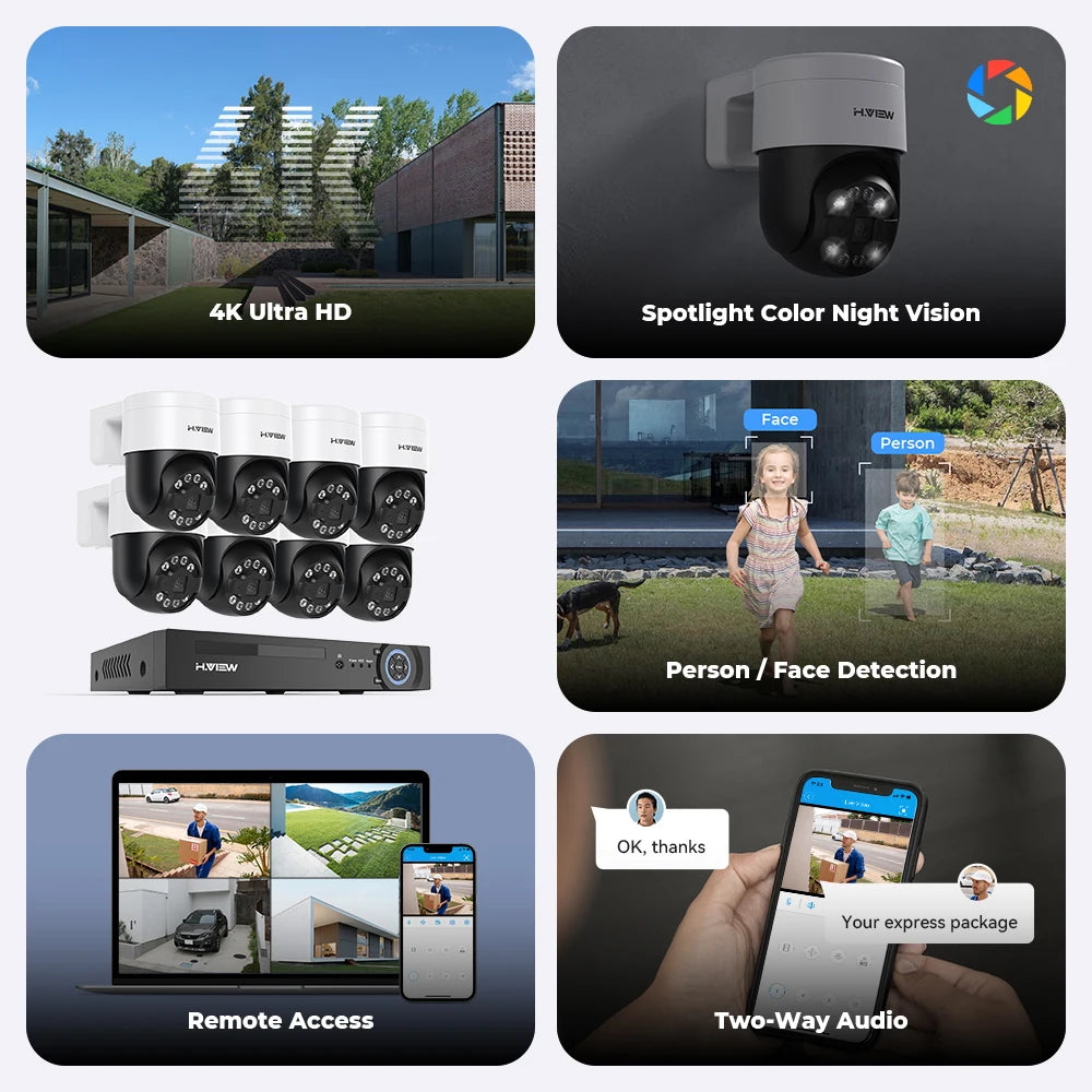 DIY Tool Center™ 8CH 4K 5MP 8MP CCTV Security Camera System