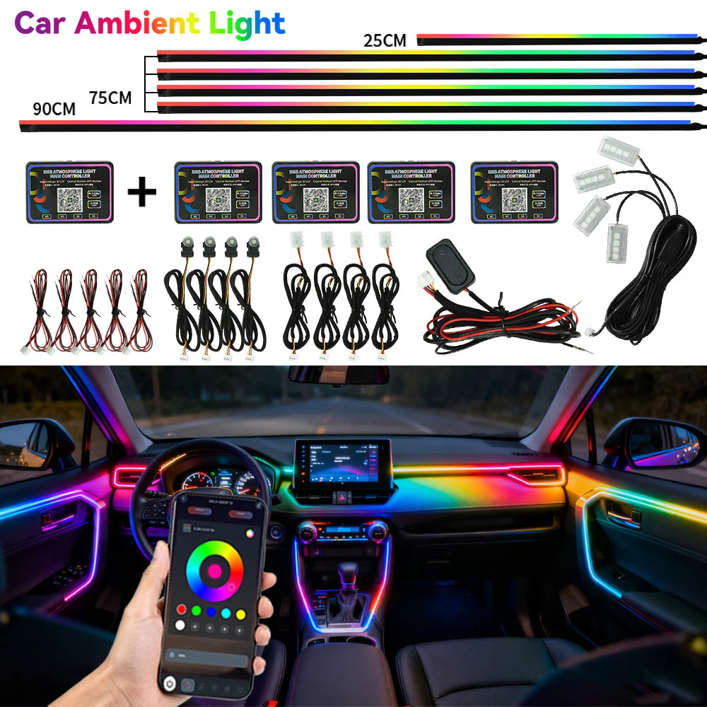 DIY Tool Center™ RGB Car Ambient Light Kit