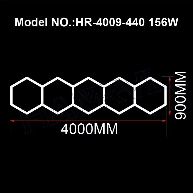 DIY Tool Center™ Professional Hexagon LED Lighting System
