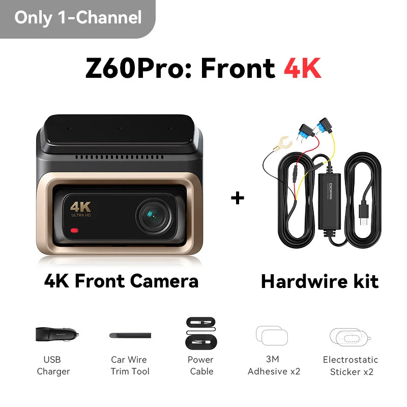 DIY Tool Center™ 4K Front & Rear Camera