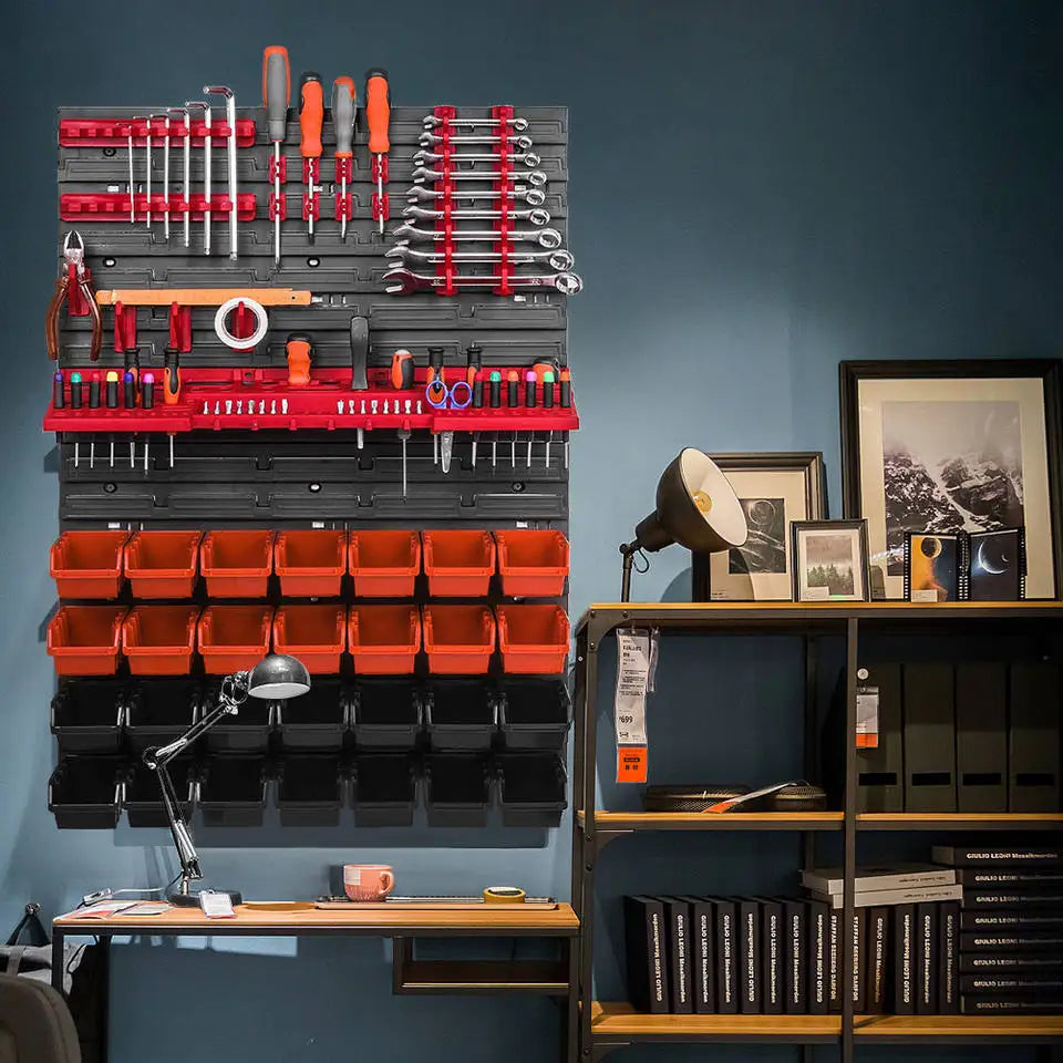 DIY Tool Center™ 49 Pcs set Wall Mounted Storage B