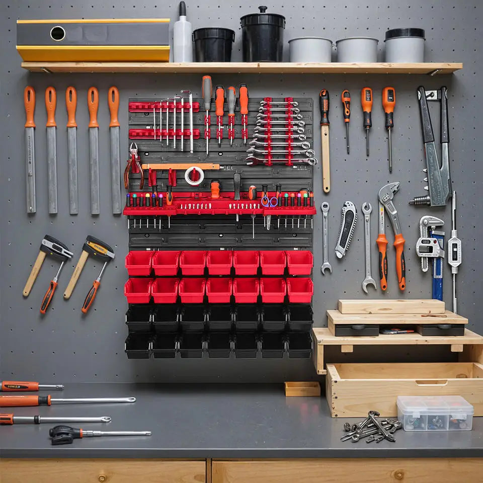 DIY Tool Center™ 49 Pcs set Wall Mounted Storage B