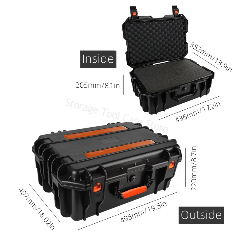 DIY Tool Center™ Large Tool box with Wheels Hard Case