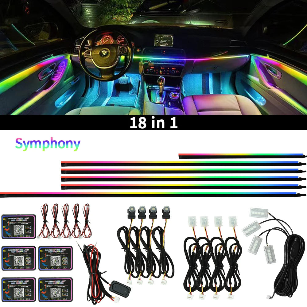 DIY Tool Center™ RGB Car Ambient Light Kit