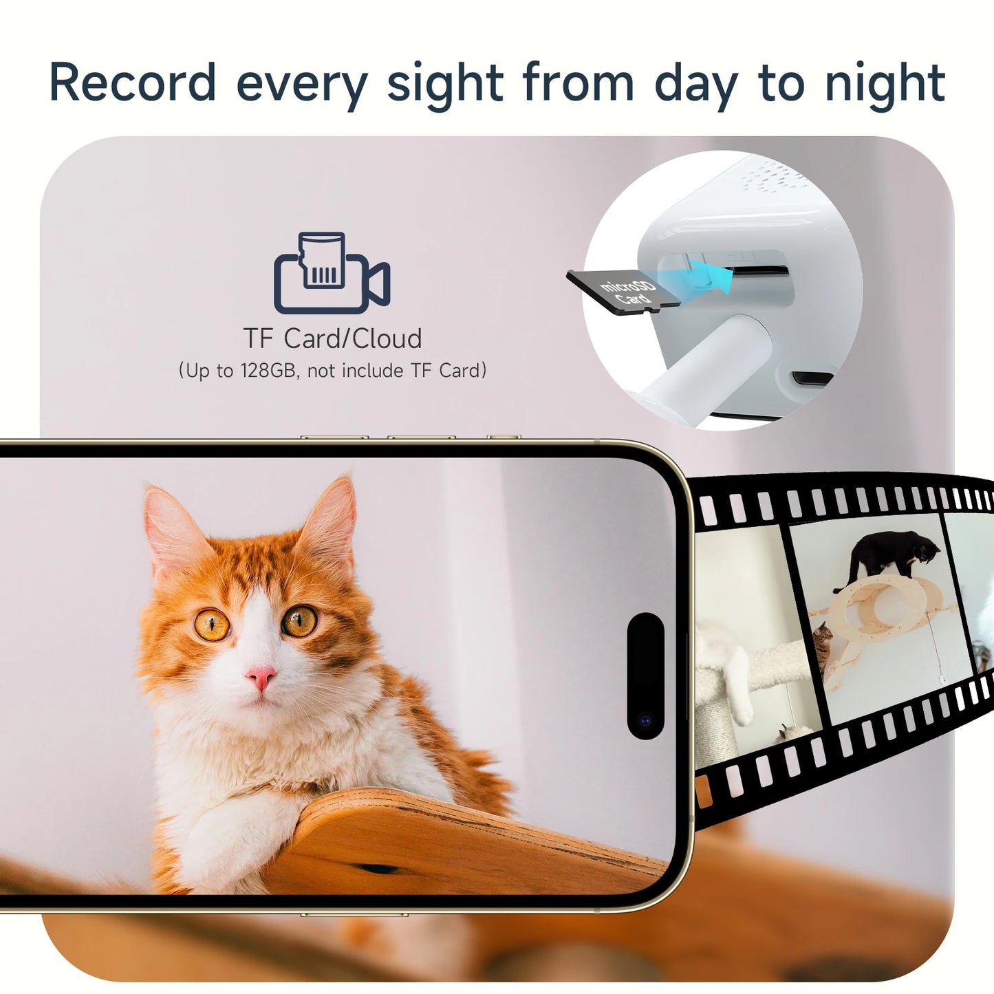 DIY Tool Center™ HEIYOUCAM Window Camera - Replaces Outdoor Cameras | 2.4/5GHz Wi-Fi