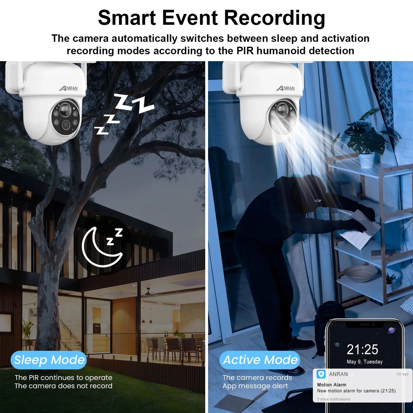 DIY Tool Center™  Solar Camera 1/2pcs 3/5MP Outdoor 2.4G Wifi