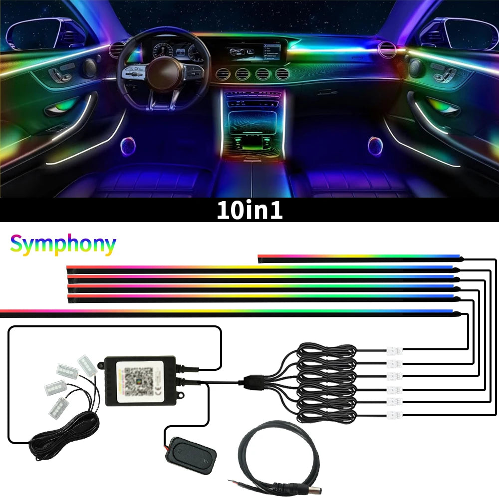 DIY Tool Center™ RGB Car Ambient Light Kit