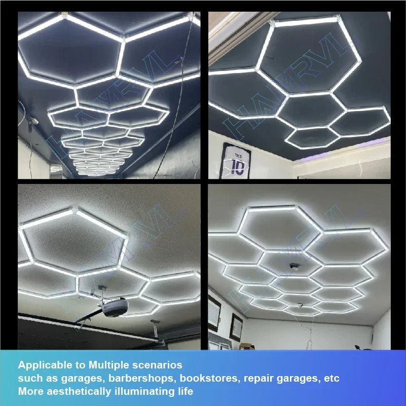 DIY Tool Center™ Professional Hexagon LED Lighting System