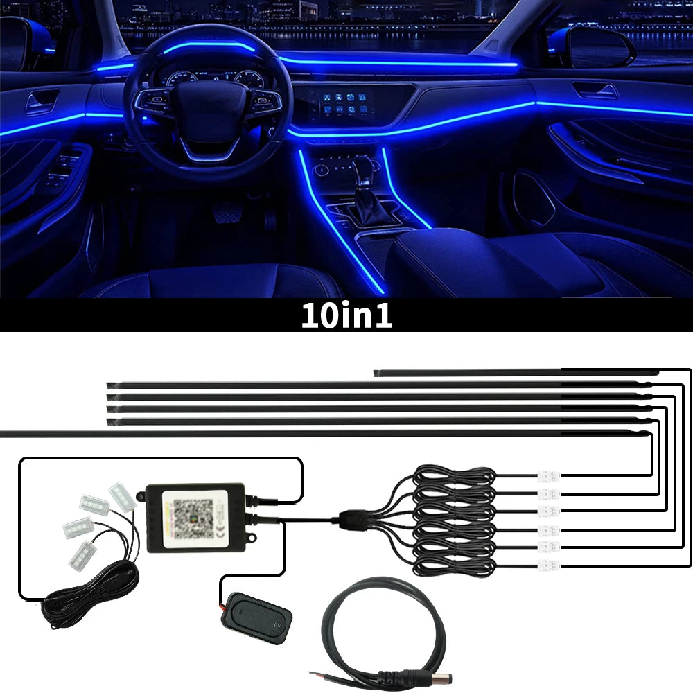 DIY Tool Center™ RGB Car Ambient Light Kit