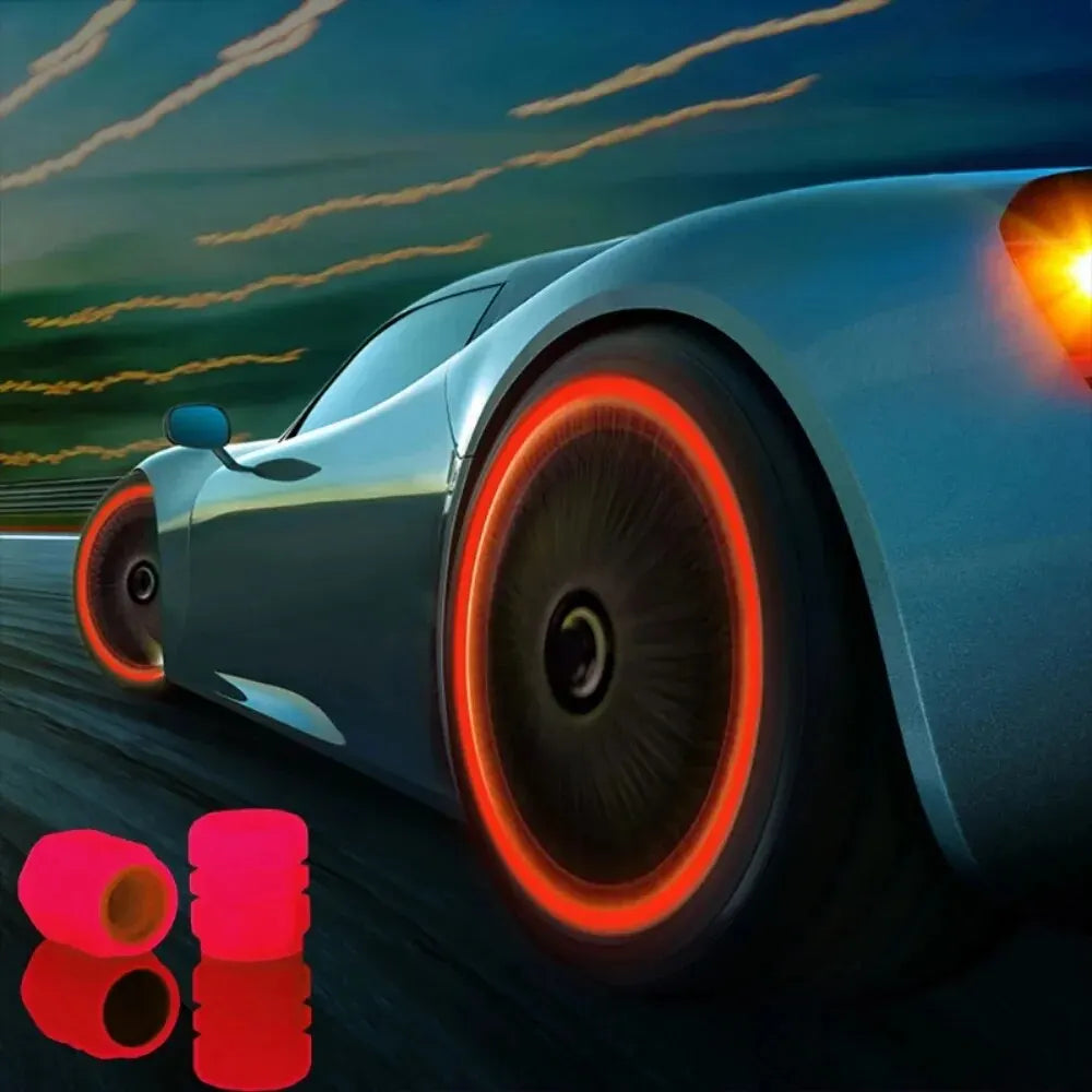 DIY Tool Center™ Luminous Tire Caps Set