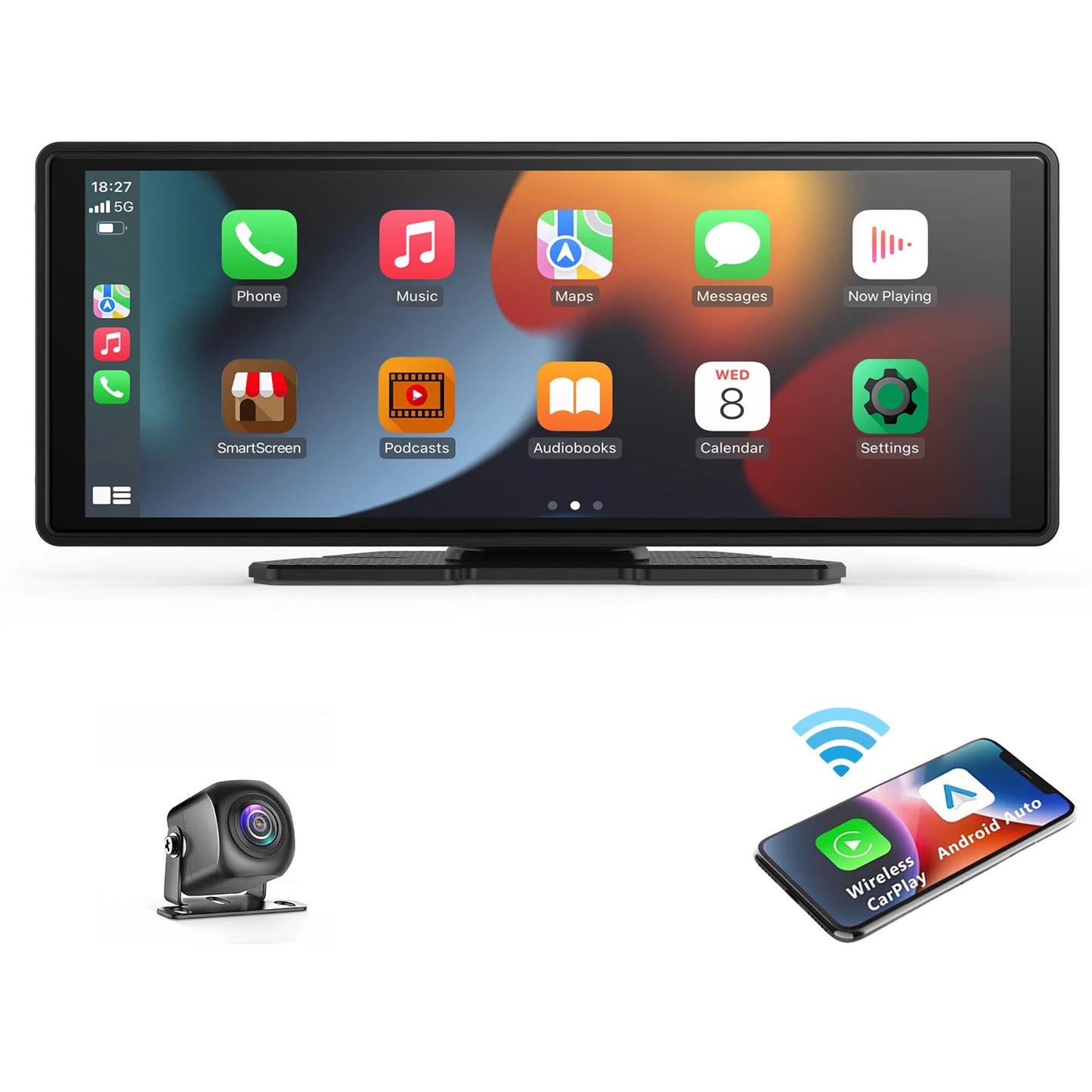 DIY Tool Center™ 10.26” Screen Car Radio Multimedia WIFI Video Player Wireless Carplay Screen for Apple Or Android